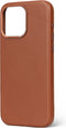 DECODED Leren Hoesje voor iPhone 15 Pro - Hoogwaardig Europees Leer - Geschikt voor MagSafe - Bruin