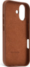 DECODED Leren Hoesje voor iPhone 16 - Gemaakt van Premium ECCO Leer - Geschikt voor MagSafe - Bruin