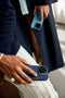 DECODED Leren Hoesje voor iPhone 16 Pro - Gemaakt van Premium ECCO Leer - Geschikt voor MagSafe - Navy Blauw