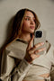 DECODED Leren Hoesje voor iPhone 16 Pro Max - Gemaakt van Premium ECCO Leer - Geschikt voor MagSafe - Clay Beige