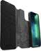 DECODED Modu Wallet Case - iPhone 14 / 14 Pro - Afneembaar Hoesje met Pasjeshouder - Hoogwaardig Europees Leer - Magnetische Technologie van Apple - Zwart