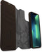 DECODED Modu Wallet Case - iPhone 14 / 14 Pro - Afneembaar Hoesje met Pasjeshouder - Hoogwaardig Europees Leer - Magnetische Technologie van Apple - Donker Bruin