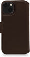 DECODED Modu Wallet Case - iPhone 14 / 14 Pro - Afneembaar Hoesje met Pasjeshouder - Hoogwaardig Europees Leer - Magnetische Technologie van Apple - Donker Bruin