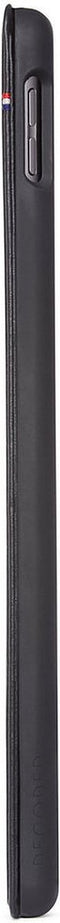 DECODED Slim Cover - Hoogwaardig Full-Grain Leren Book Case, Multi-Stand Hoes geschikt voor iPad (8th gen) / (7th gen) - Zwart