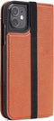 DECODED Wallet Case - iPhone 11 - Hoesje met Pasjeshouder - Hoogwaardig Europees Leer - Licht Bruin