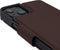DECODED Wallet Case - iPhone 14 - Hoesje met Pasjeshouder - Hoogwaardig Europees Leer - Magnetische Technologie van Apple - Bruin