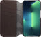 DECODED Wallet Case - iPhone 14 Plus - Hoesje met Pasjeshouder - Hoogwaardig Europees Leer - Magnetische Technologie van Apple - Bruin
