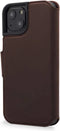 DECODED Wallet Case - iPhone 14 Pro Max - Hoesje met Pasjeshouder - Hoogwaardig Europees Leer - Magnetische Technologie van Apple - Bruin