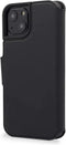 DECODED Wallet Case - iPhone 14 Pro Max - Hoesje met Pasjeshouder - Hoogwaardig Europees Leer - Magnetische Technologie van Apple - Zwart