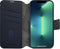DECODED Wallet Case - iPhone 14 Pro Max - Hoesje met Pasjeshouder - Hoogwaardig Europees Leer - Magnetische Technologie van Apple - Zwart