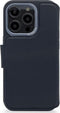 DECODED Wallet Case - iPhone 14 Pro Max - Hoesje met Pasjeshouder - Hoogwaardig Europees Leer - Magnetische Technologie van Apple - Zwart