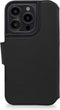 DECODED Wallet Case - iPhone 14 Pro Max - Hoesje met Pasjeshouder - Hoogwaardig Europees Leer - Magnetische Technologie van Apple - Zwart