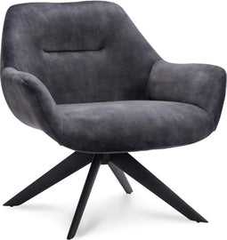 Decomeubel Fauteuil Vegas kleur Antraciet