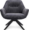 Decomeubel Fauteuil Vegas kleur Antraciet