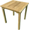 Decomeubel Horeca teak tuintafel 80 x 80 cm