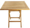 Decomeubel Inklapbare TEAK tuintafel vierkant 70 x 70 cm