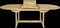 Decomeubel Ovale uitschuifbare Tuintafel Teak 180-240 cm
