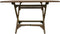 Decomeubel Rechthoekige inklapbare Teak Tuintafel 120 x 80 cm