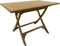 Decomeubel Rechthoekige inklapbare Teak Tuintafel 120 x 80 cm
