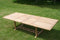Decomeubel Rechthoekige uitschuifbare tuintafel Teak 180-240 cm