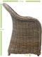 Decomeubel Rotan Stoel Kubu Grey met wit Kussen - set van 8 stoelen