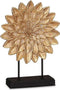 Decoratie Beeldje Bloem Goud (29 x 39 x 10 cm)
