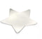 Decoratie bord ster mila maat in cm: 30 zilver