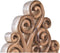 Decoratie DKD Home Decor Boomstructuur Aluminium Acacia (22 x 9,5 x 39 cm)