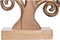 Decoratie DKD Home Decor Boomstructuur Aluminium Acacia (22 x 9,5 x 39 cm)