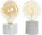 Decoratie DKD Home Decor Cement LED (2 pcs)