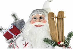 Decoratie DKD Home Decor Kerstman Polyester PVC (45 x 34 x 83 cm)