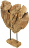 Decoratie Hart Medium - 43x10x60 - Naturel - Teak