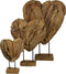 Decoratie Hart small - teak