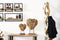 Decoratie Hart small - teak