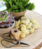Decoratie/hobby mos naturel/wit 500 gram - Decoratie materialen bloemstukjes