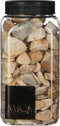 Decoratie/hobby steentjes licht bruin / creme 650 ml - Home Deco - Woonaccessoires - Decoratie materialen