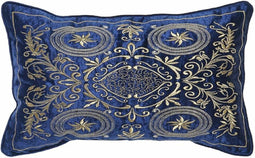 Decoratie Kussen Goud Marineblauw (50 x 10 x 30 cm)