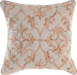Decoratie Kussen Katoen Beige Roze (50 x 15 x 50 cm)