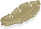 Decoratie Schaal Gouden Blad Hout (21 x 2,5 x 49 cm)