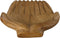 Decoratie schaal open handen - 35x30x10 - Blank - Teakhout