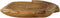 Decoratie schaal open handen - 35x30x10 - Blank - Teakhout
