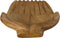 Decoratie schaal open handen - 35x30x10 - Blank - Teakhout