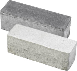 Decoratief Beeld - Minimaal_ Afnemen. Minimaal ! Bricks Waterpasserend Gesloten - Aluminium - Gardenlux - Grijs - 30 X 10 Cm