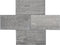 Decoratief Beeld - Minimaal_ Afnemen. Minimaal ! Strato Brugge Grijs/zwart - Aluminium - Gardenlux - 50 X 25 Cm