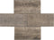 Decoratief Beeld - Minimaal_ Afnemen. Minimaal ! Strato Gent Beige/bruin/grijs - Aluminium - Gardenlux - 50 X 25 Cm