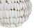 Decoratief sierding Home ESPRIT Wit 9 x 9 x 9 cm