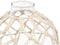 Decoratief sierding Wit Transparant 18 x 20 cm (6 Stuks)