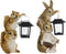 Decoratief tuinfiguur Home ESPRIT Hars 19 x 17 x 24,5 cm (2 Stuks)