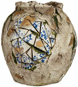 Decoratief tuinfiguur Vaas Polyresin 27 x 27 x 27 cm (2 Stuks)
