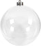 Decoratieve bal Creotime transparant 13.6cm
